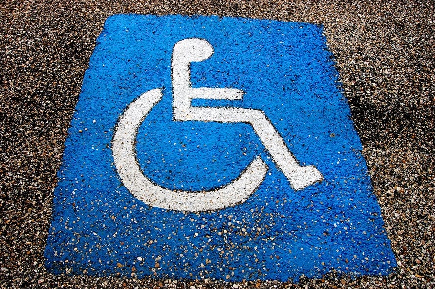disability parking spot
